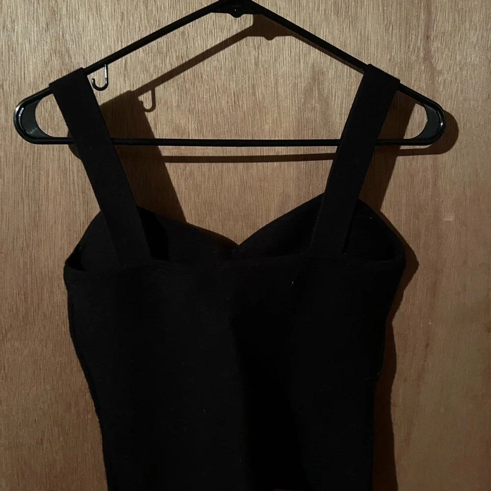 Express Elegant Black Knit Top - Picture 2 of 3